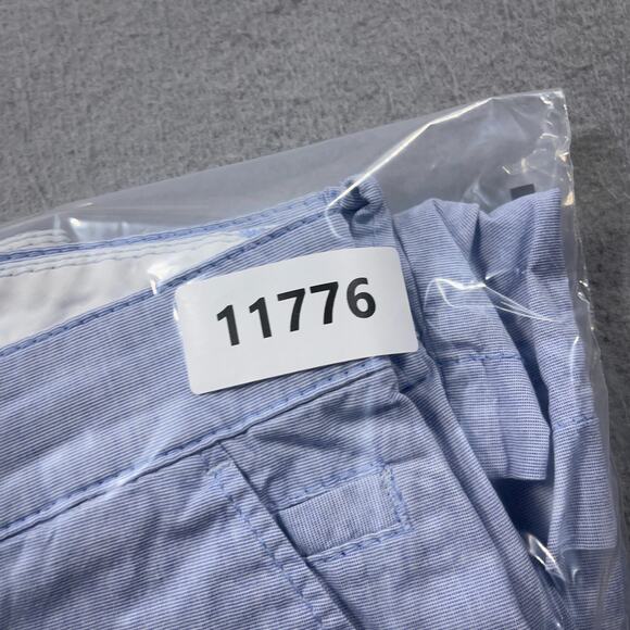 Brax Shorts Men 34 Light Blue Chino Flat Front‎ Summer Style Bellevill Casual - Picture 10 of 10